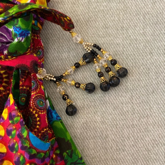 🎉SALE🎉Vibrant Multicolor Patterned Shorts - Picture 10 of 13